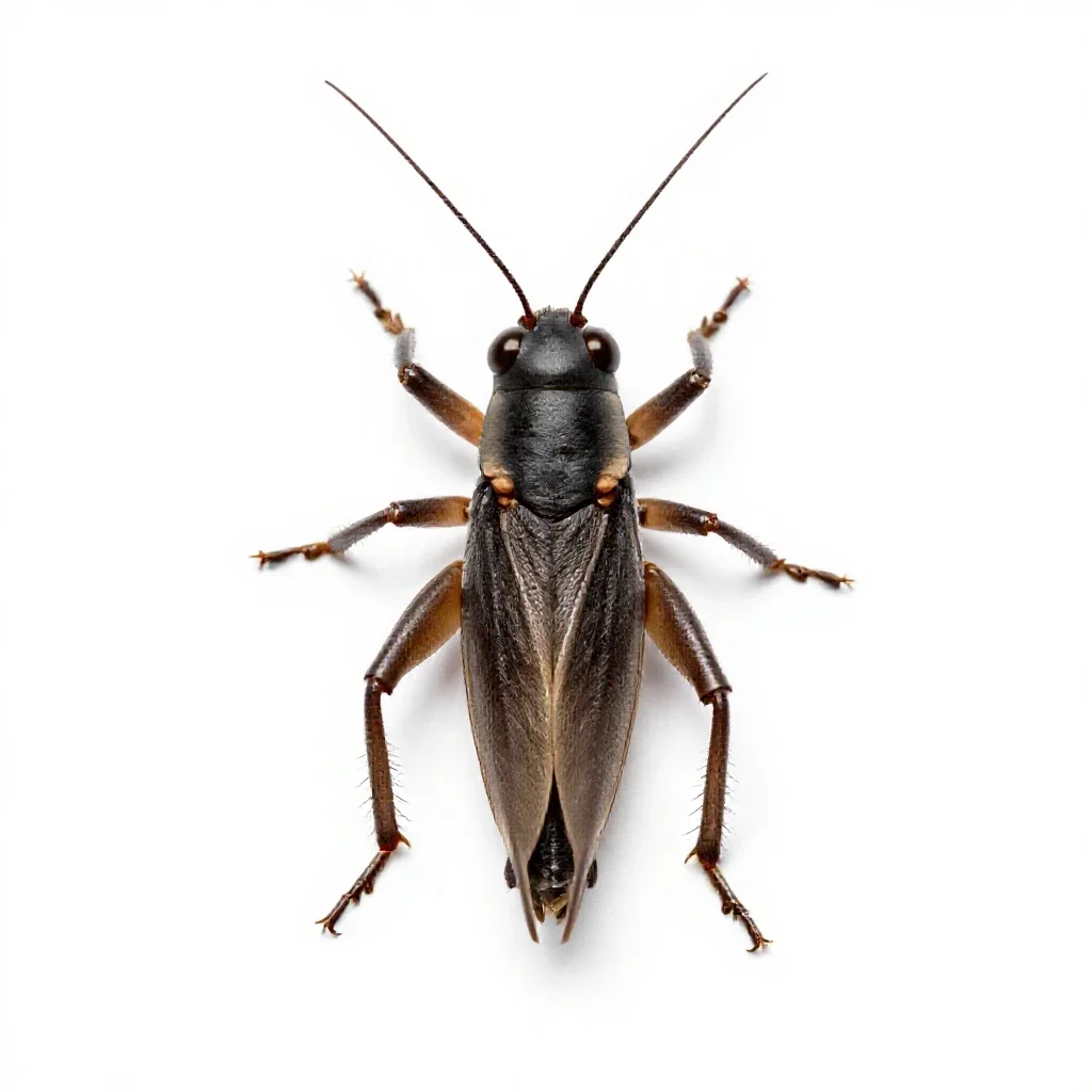Cricket isolated on a white background