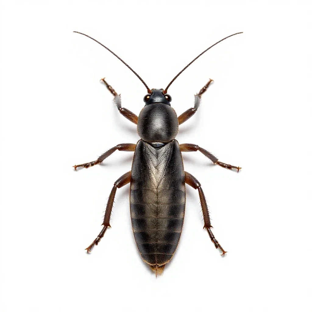 Diapheromera isolated on a white background