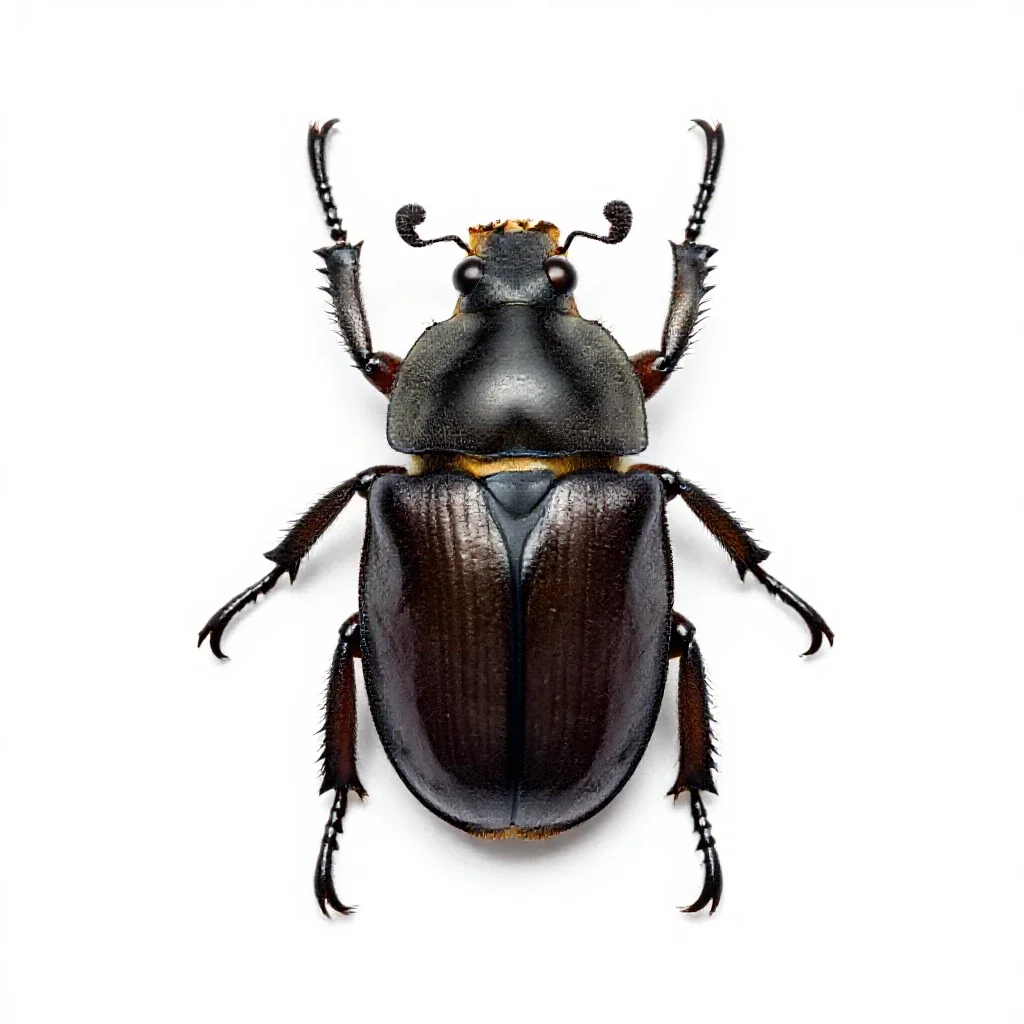 Dorbeetle isolated on a white background