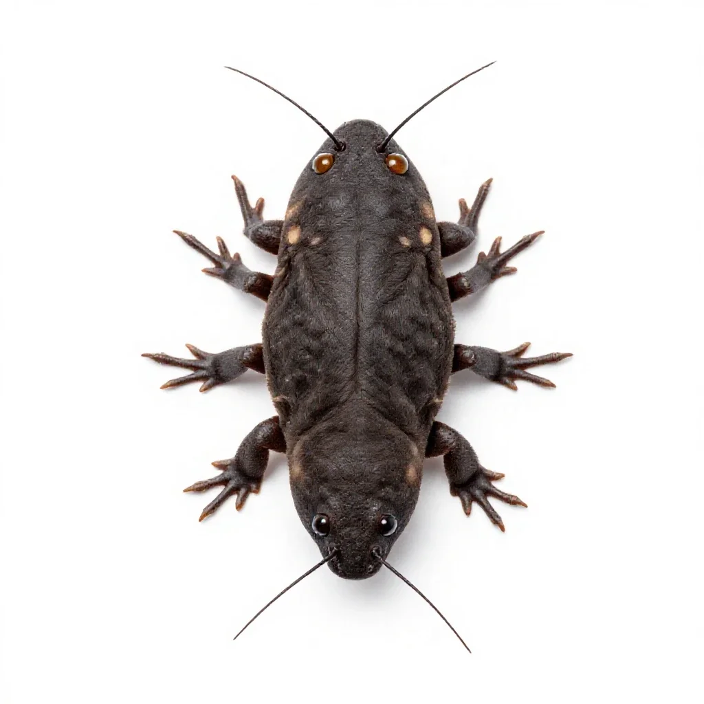 Firebrat isolated on a white background