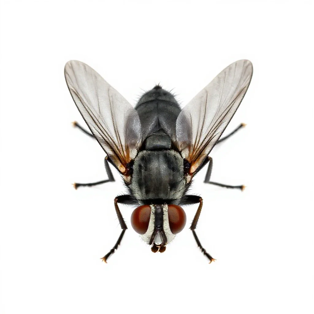 Fly isolated on a white background