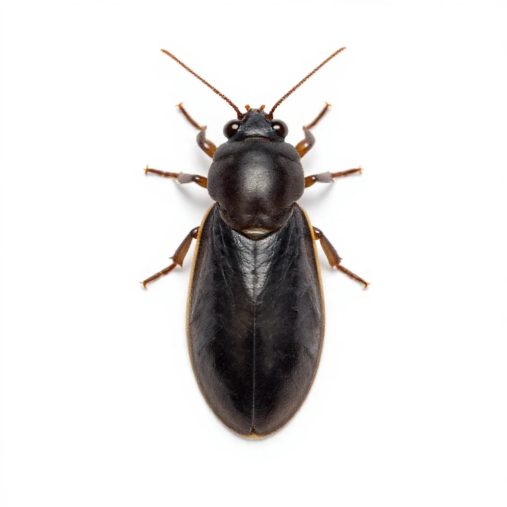 Glowworm isolated on a white background