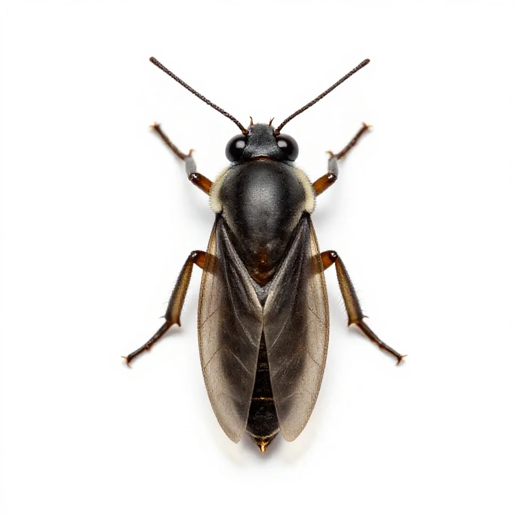 Gnat isolated on a white background
