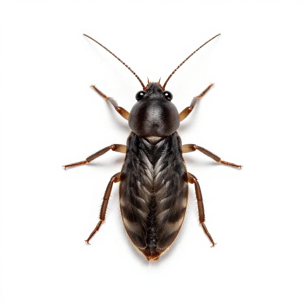 Head louse isolated on a white background