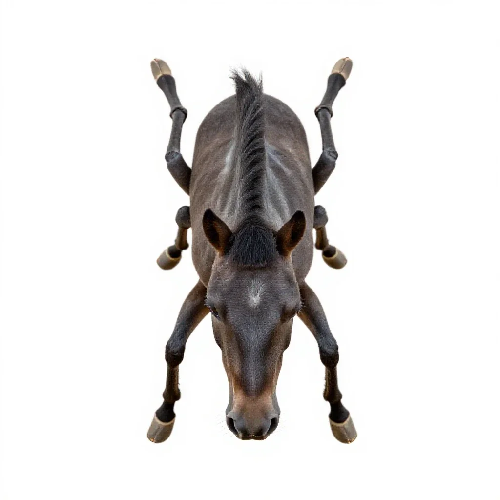 Horse botfly isolated on a white background