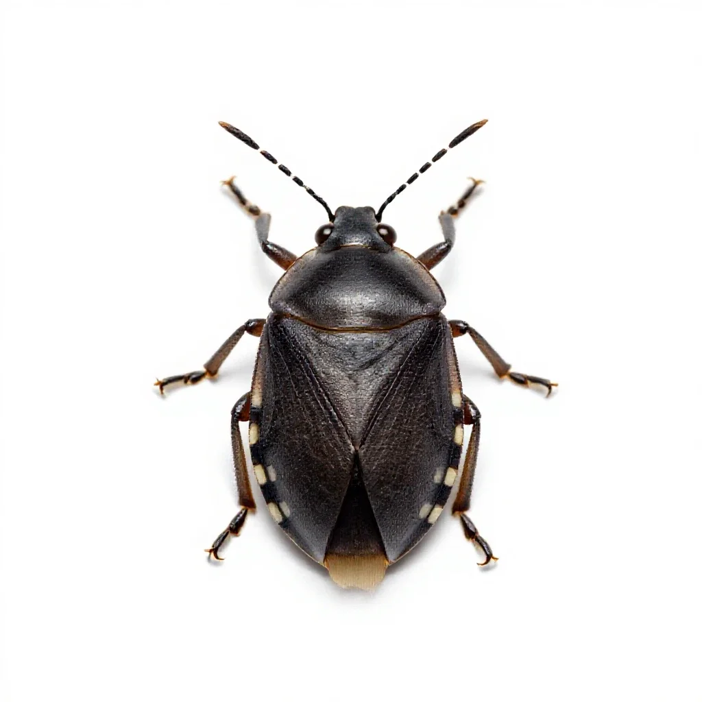 Leaf bug isolated on a white background