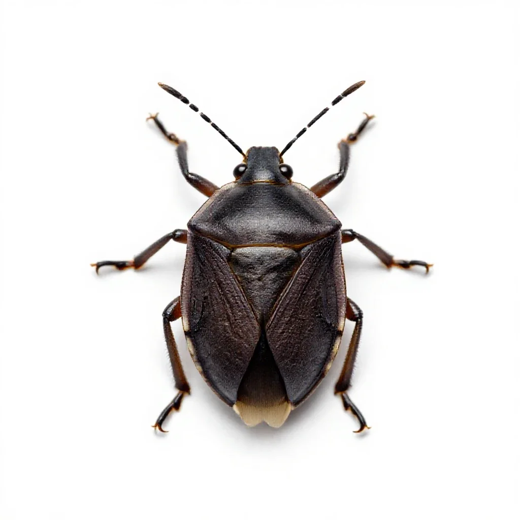 Leaf-footed bug isolated on a white background