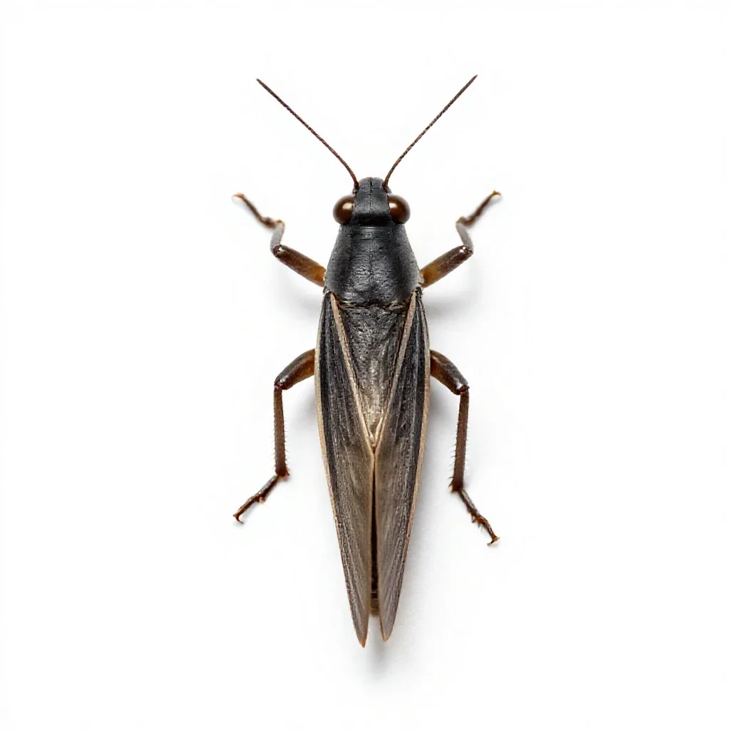 Leafhopper isolated on a white background