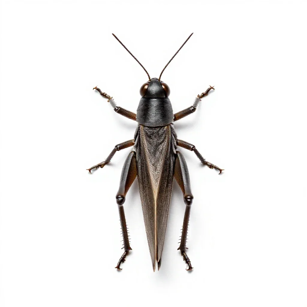 Locust isolated on a white background