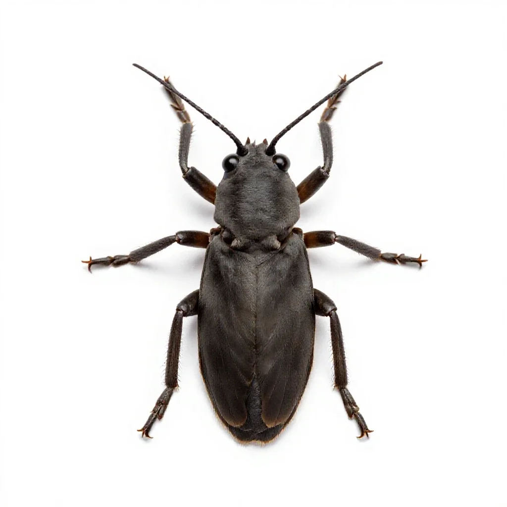 Lymantriid isolated on a white background