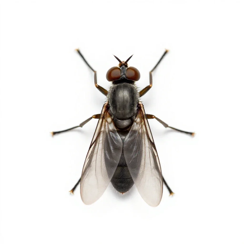 Midge isolated on a white background