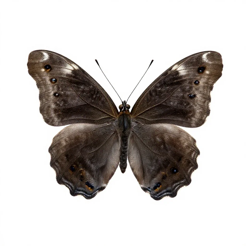 Mourning cloak isolated on a white background