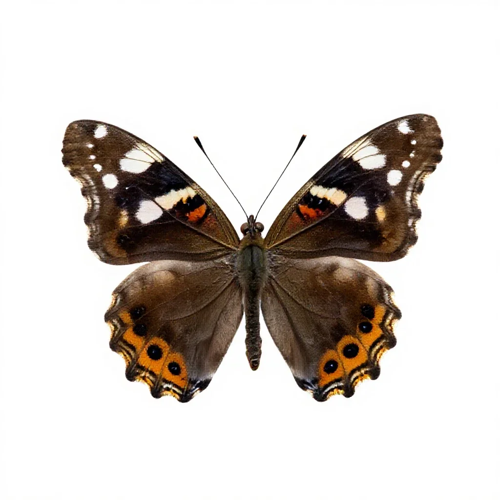 Painted beauty isolated on a white background
