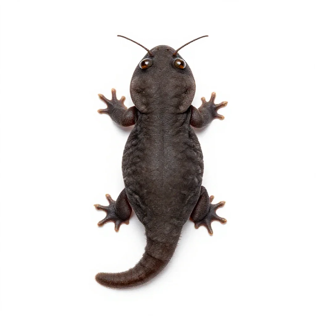 Phasmid isolated on a white background