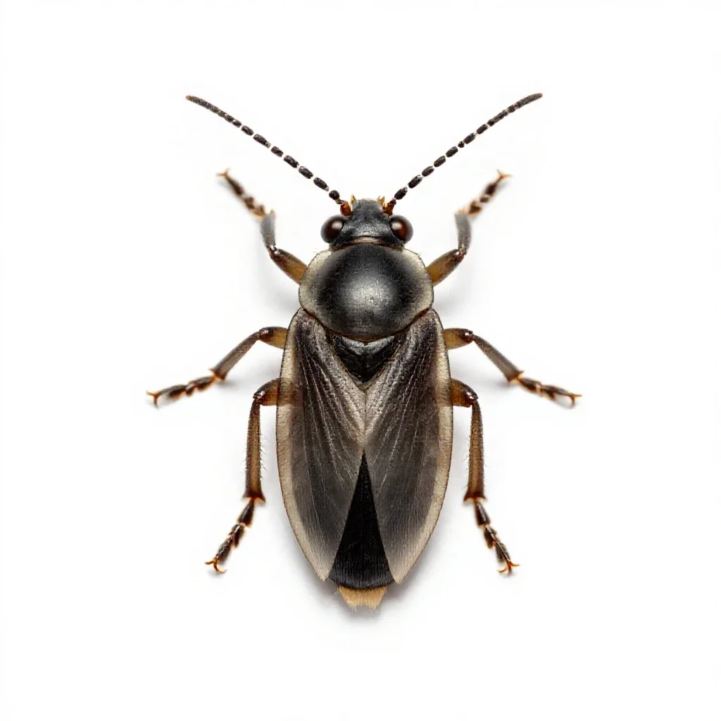Plant louse isolated on a white background