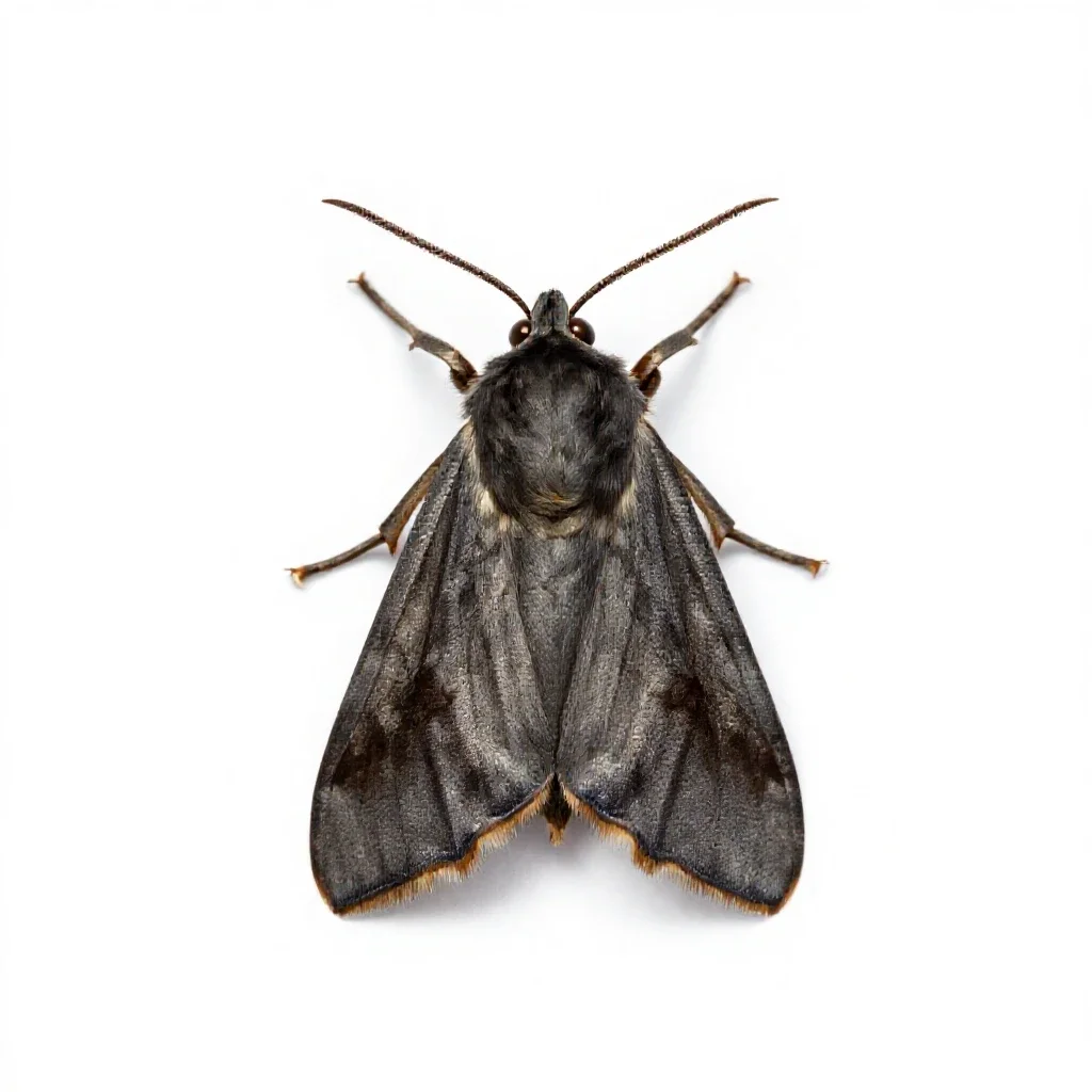 Raisin moth isolated on a white background