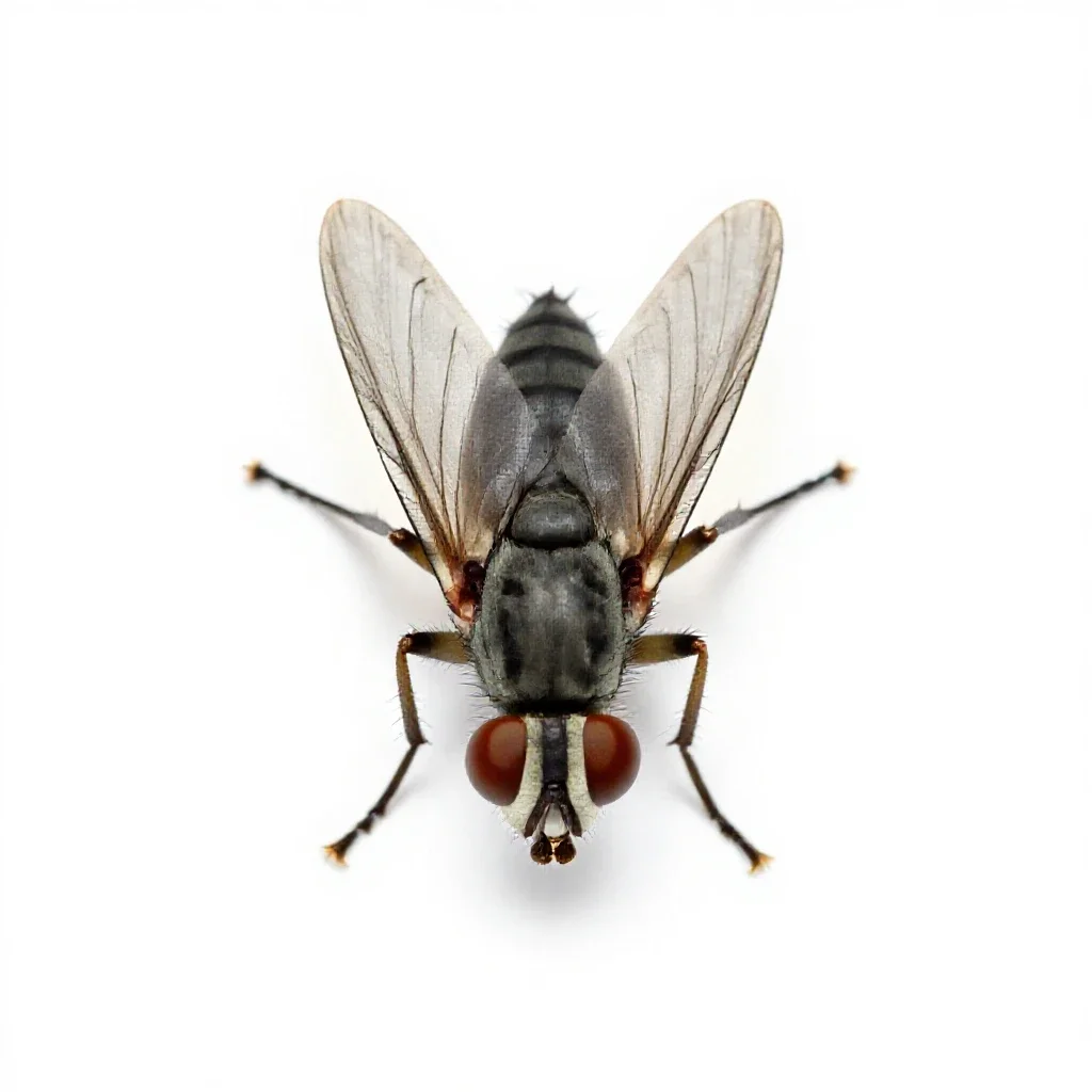 Sand fly isolated on a white background