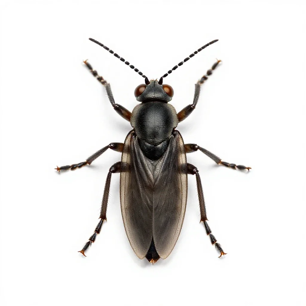 Sawfly isolated on a white background