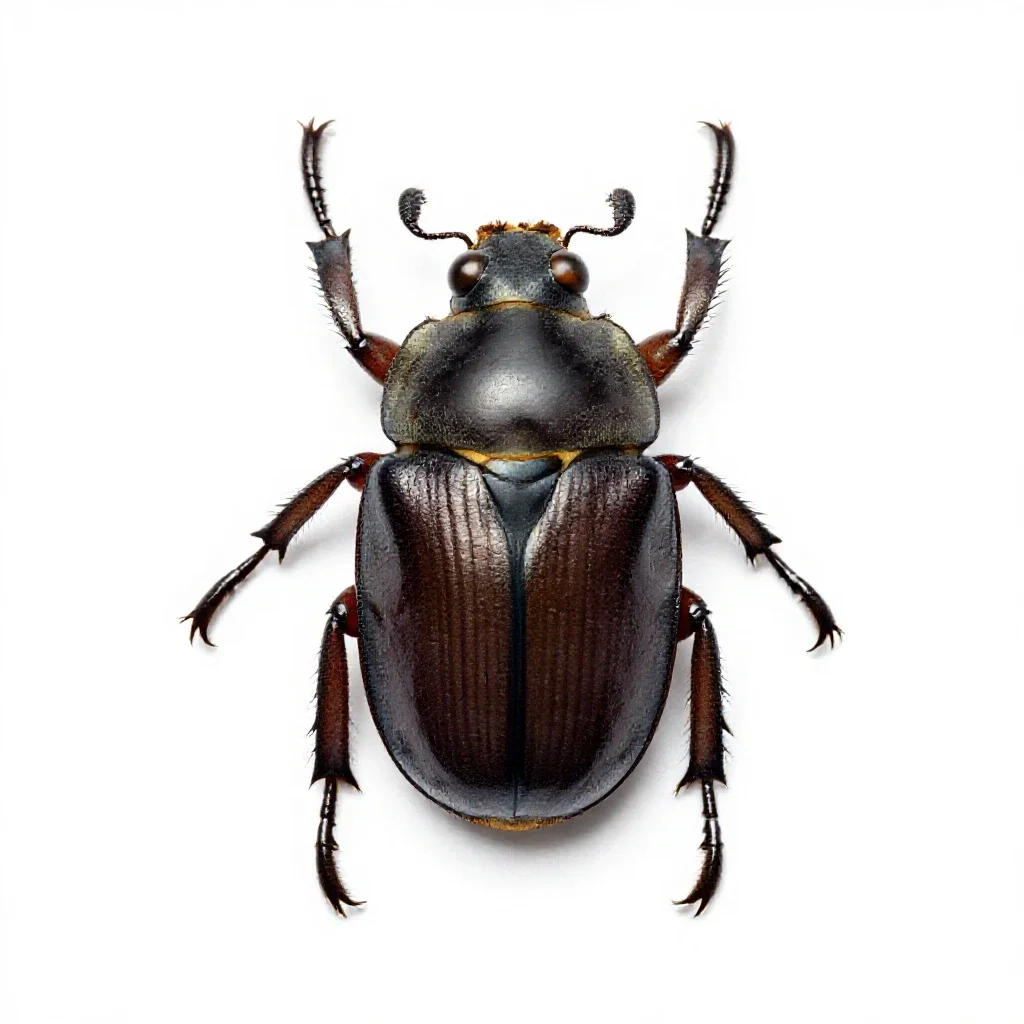 Scarab isolated on a white background