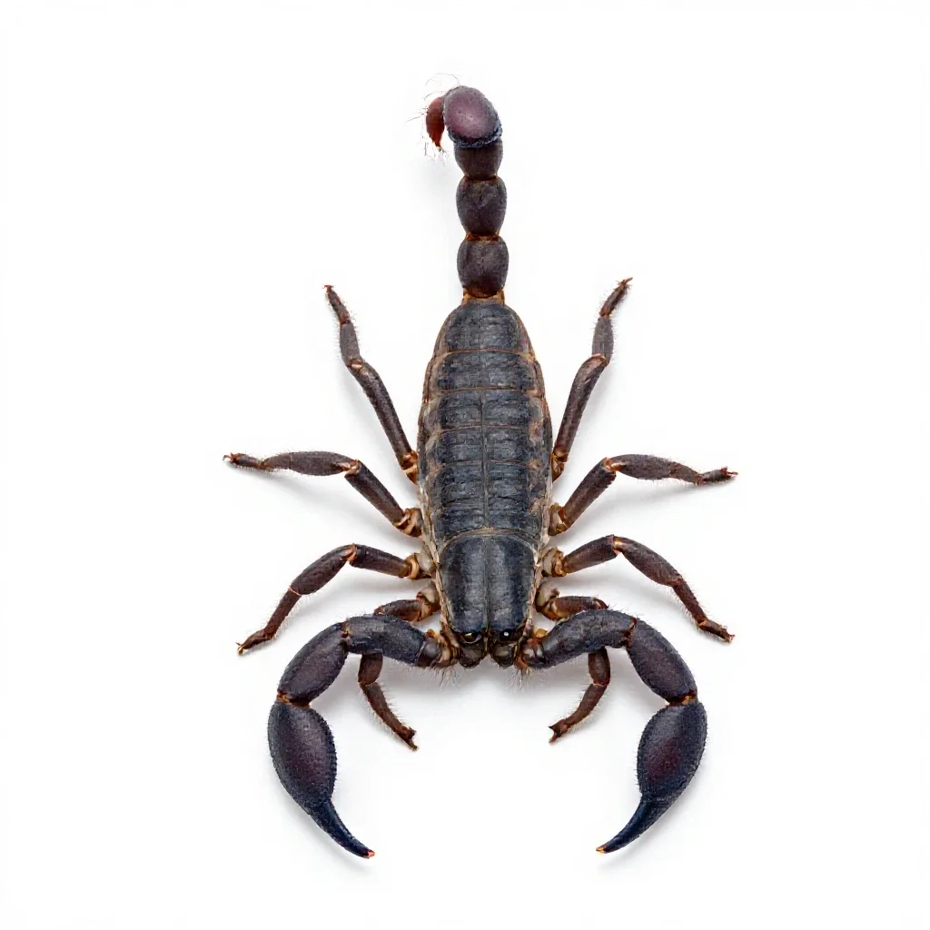 Scorpion isolated on a white background