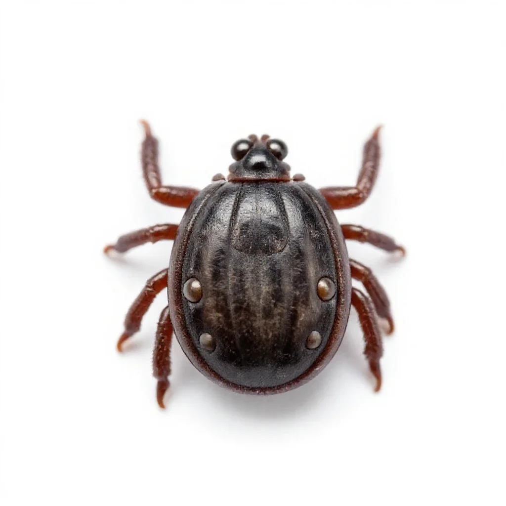 Sheep-tick isolated on a white background