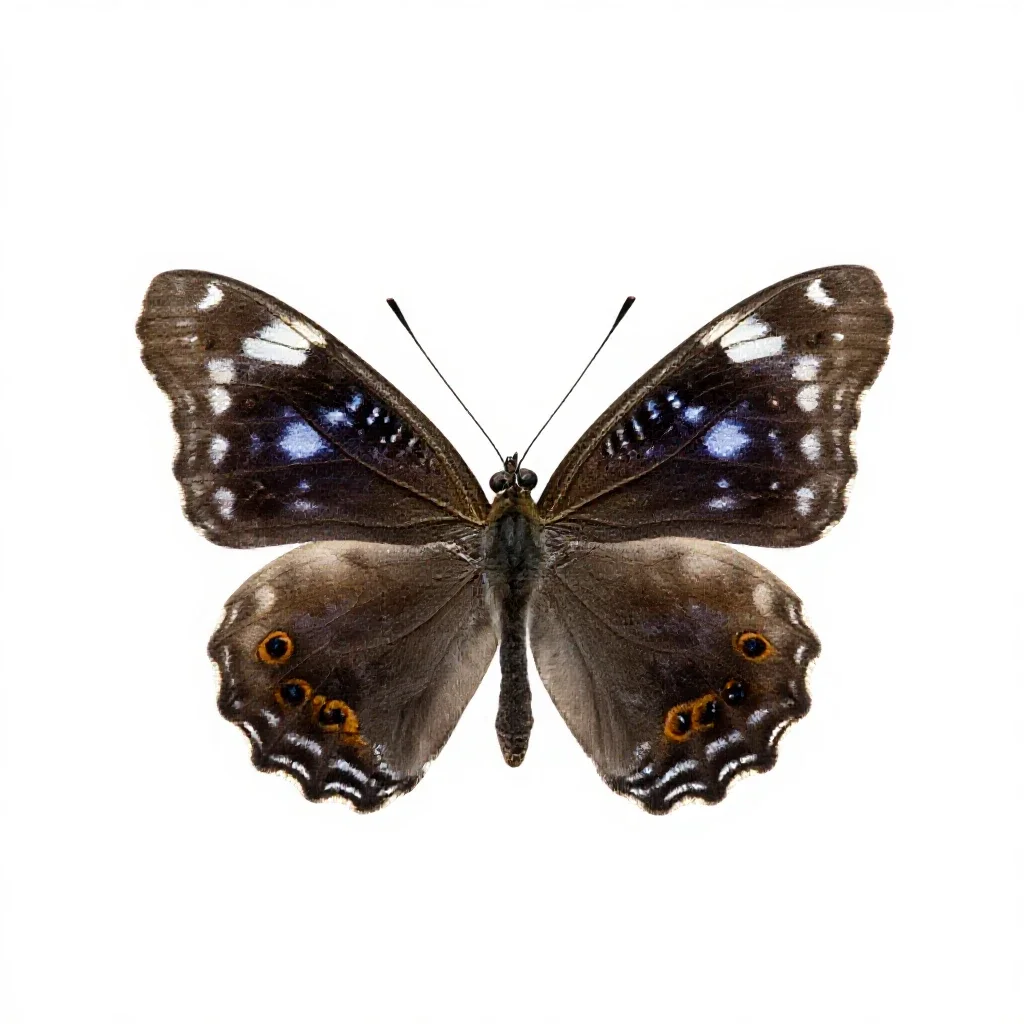 Silverspot isolated on a white background