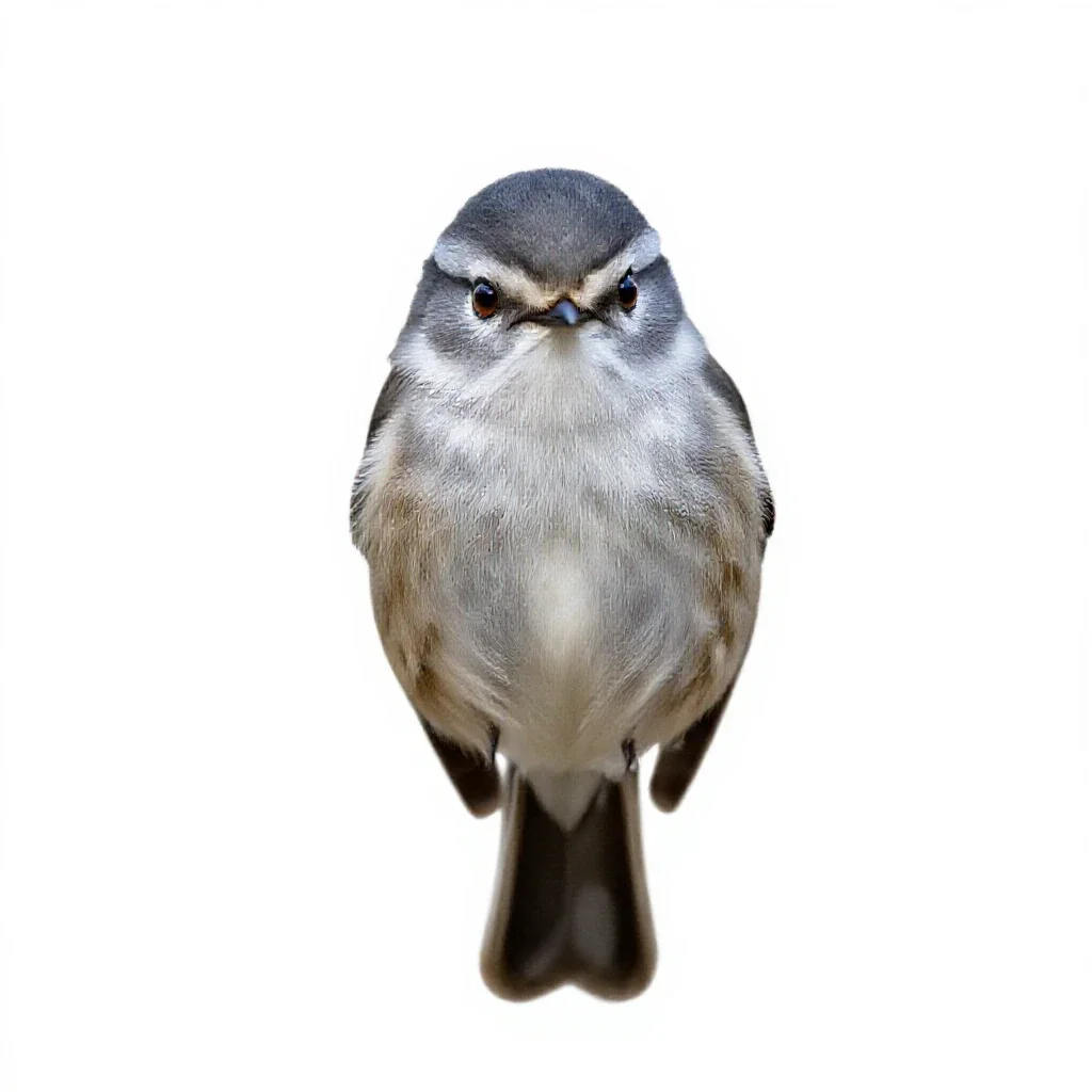 Small white isolated on a white background