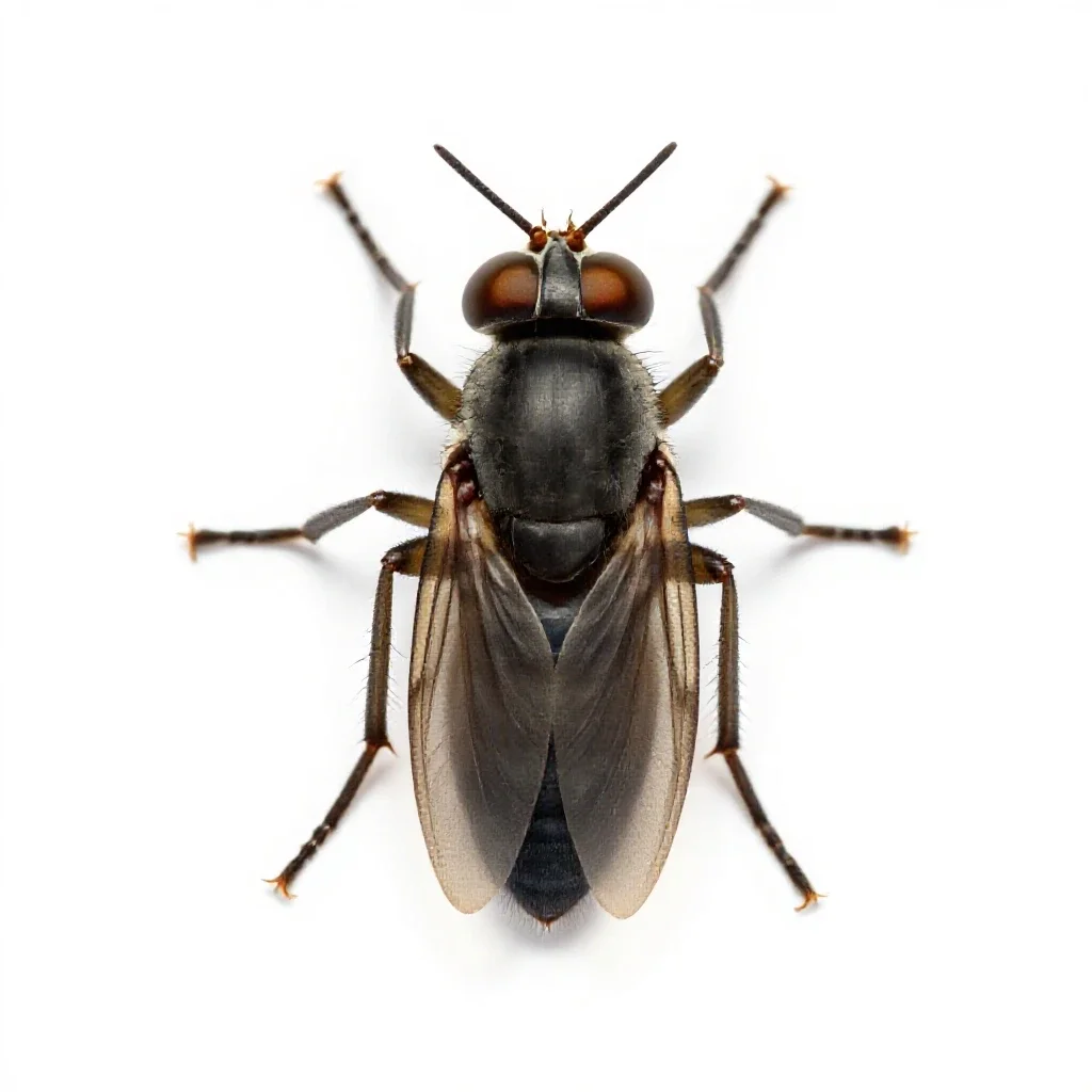 Spongefly isolated on a white background