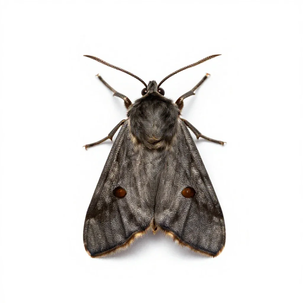 Tineoid isolated on a white background