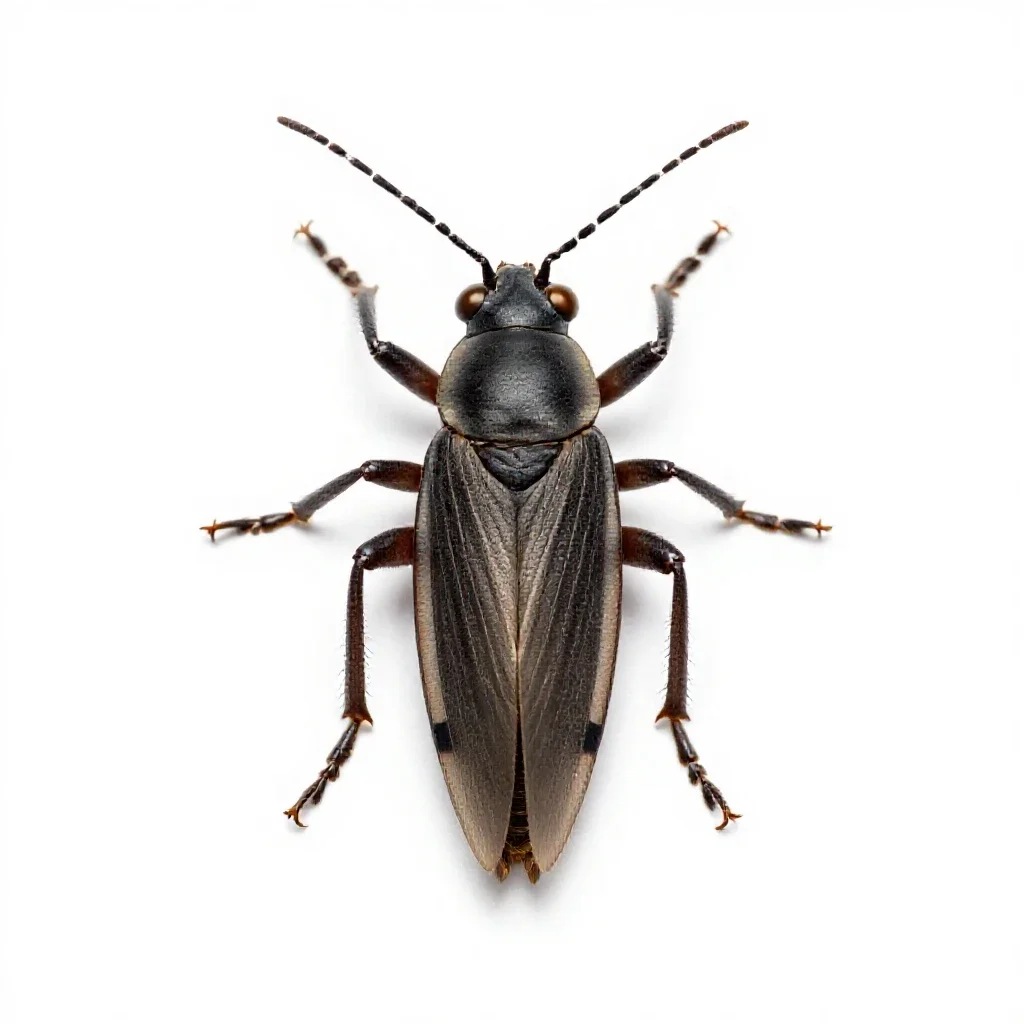Treehopper isolated on a white background