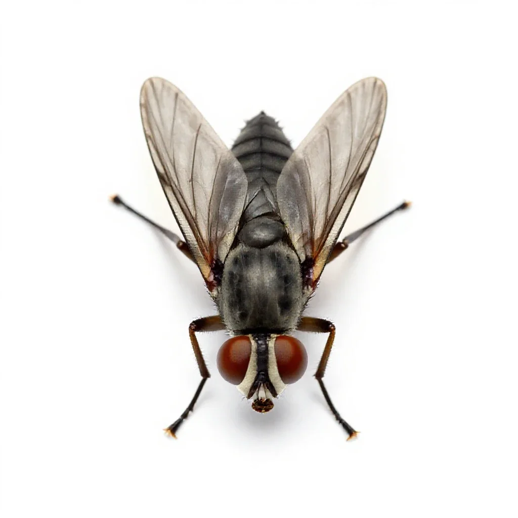 Tsetse fly isolated on a white background