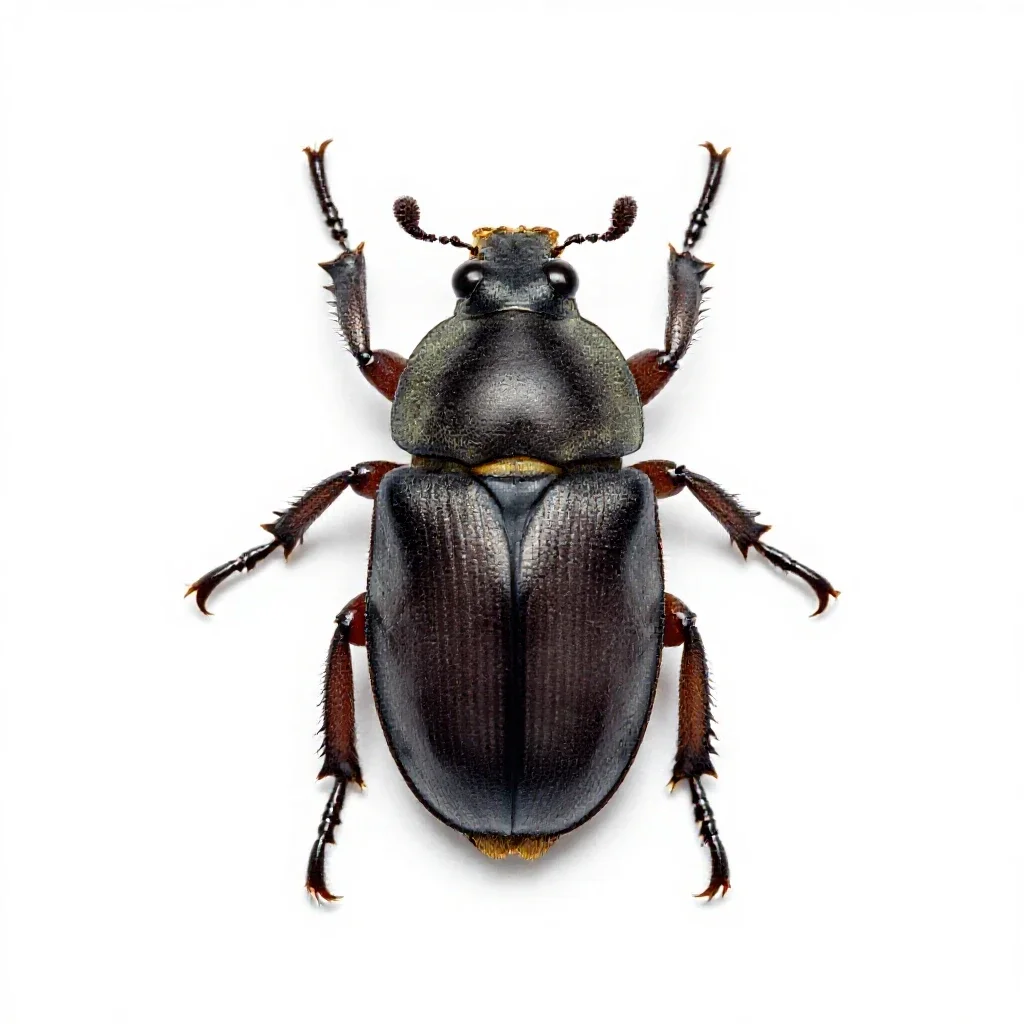 Tumblebug isolated on a white background