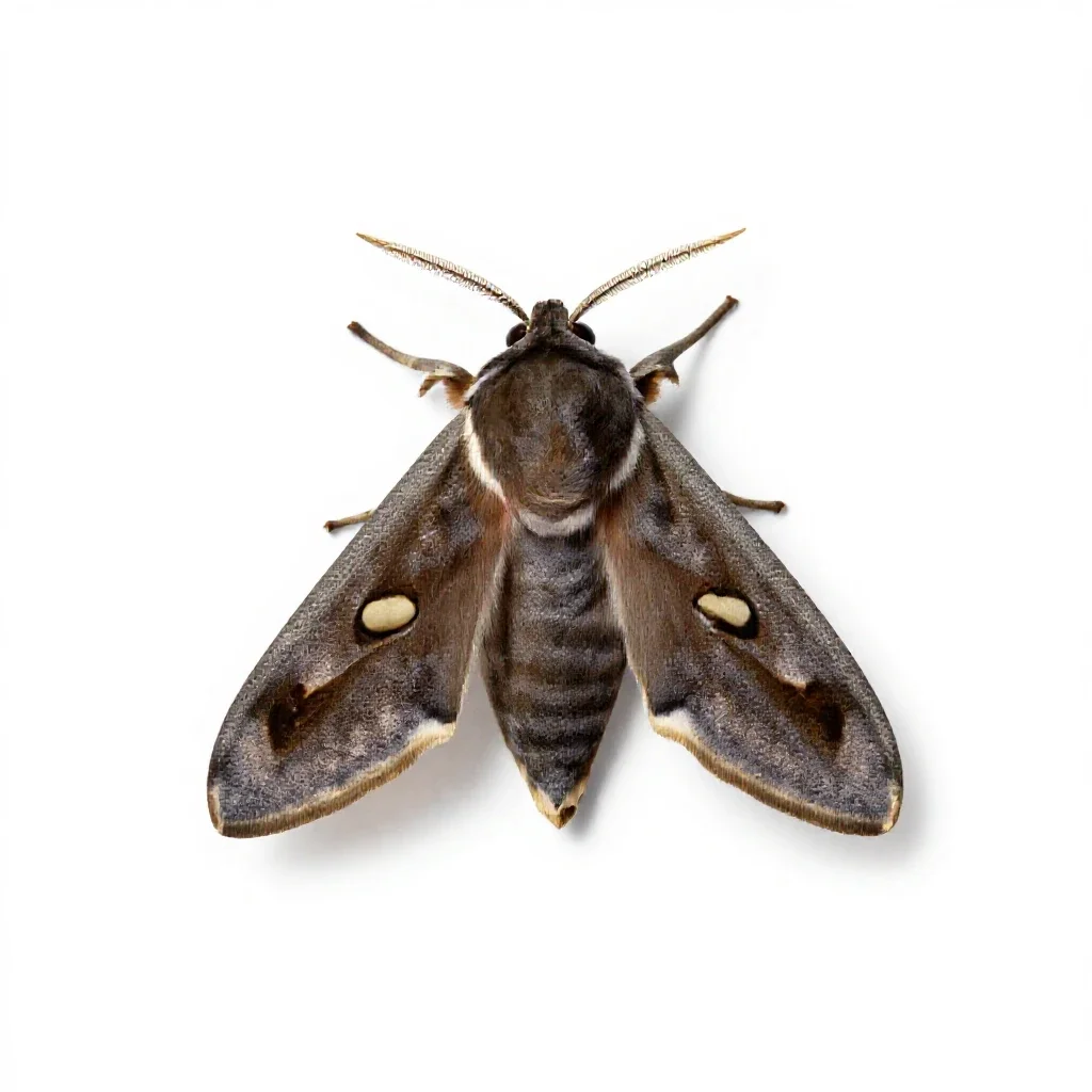 Tussah isolated on a white background
