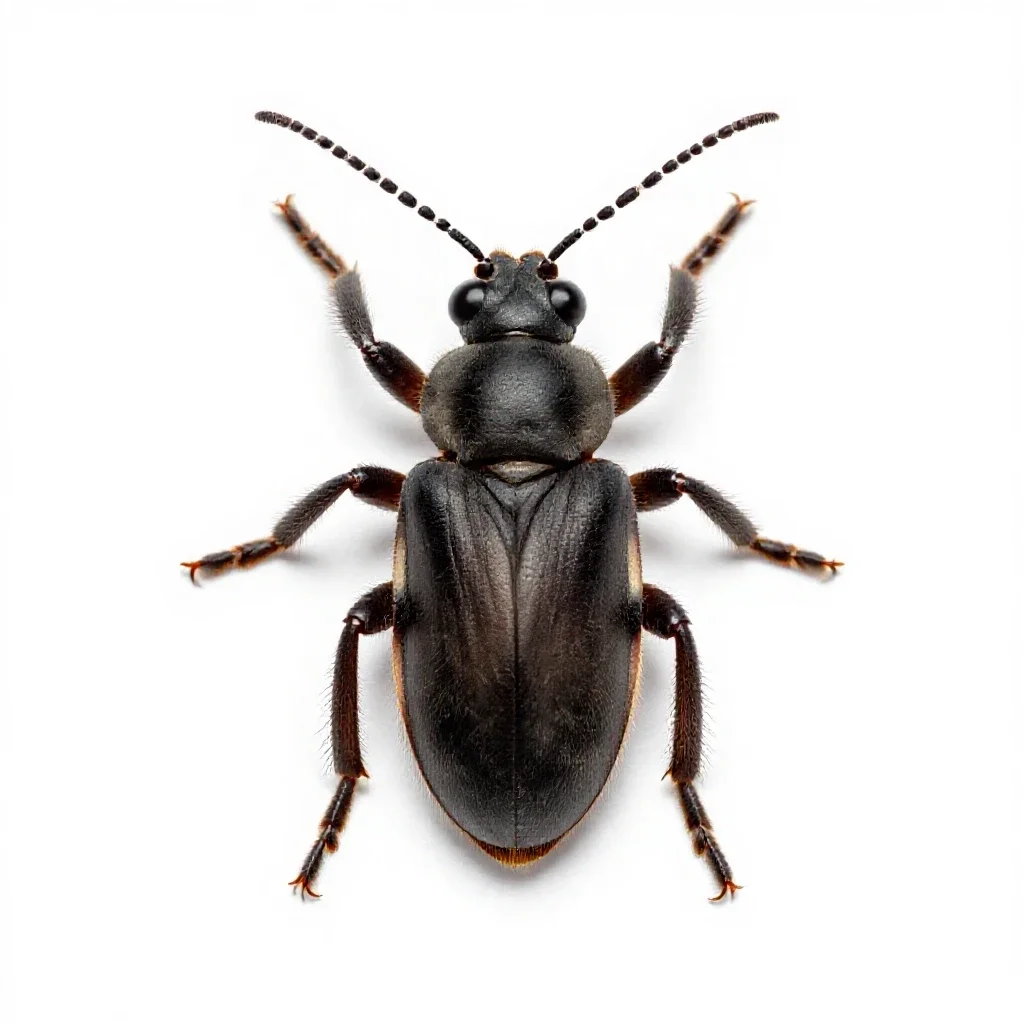 Woolly adelgid isolated on a white background