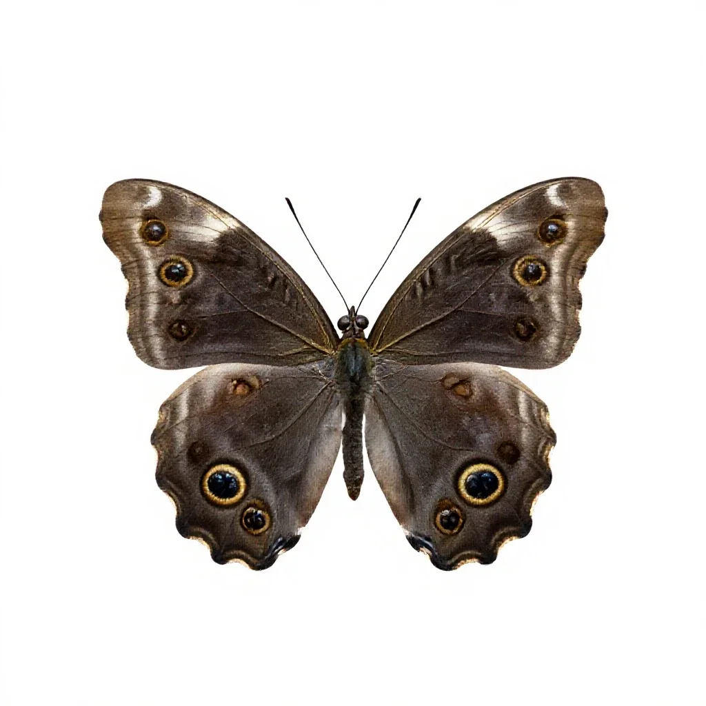 Anglewing isolated on a white background