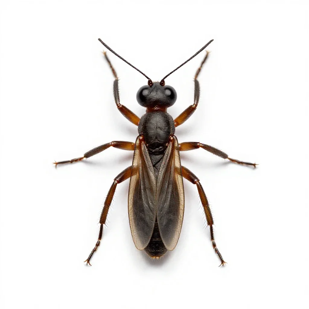 Ant lion isolated on a white background
