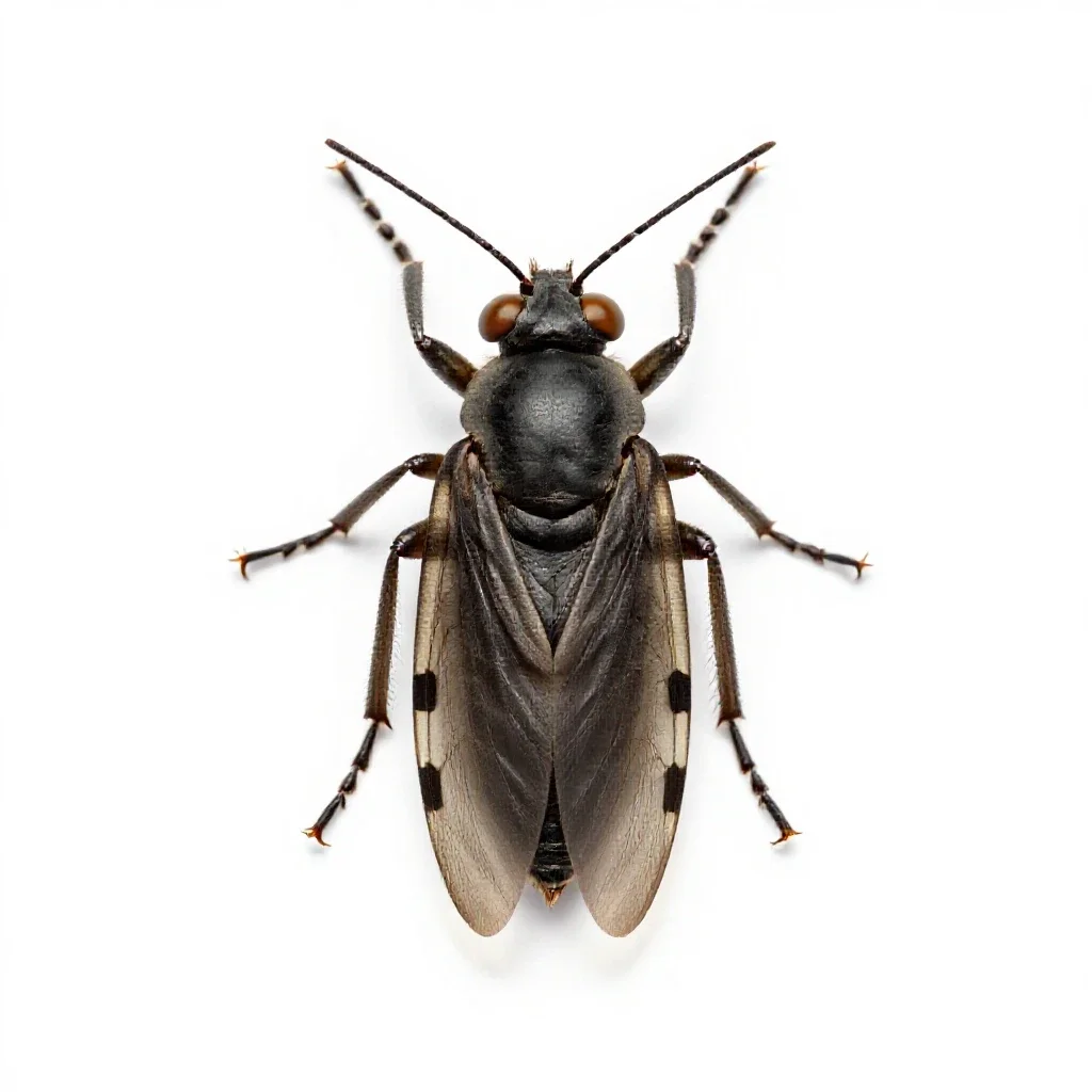 Ephemerid isolated on a white background