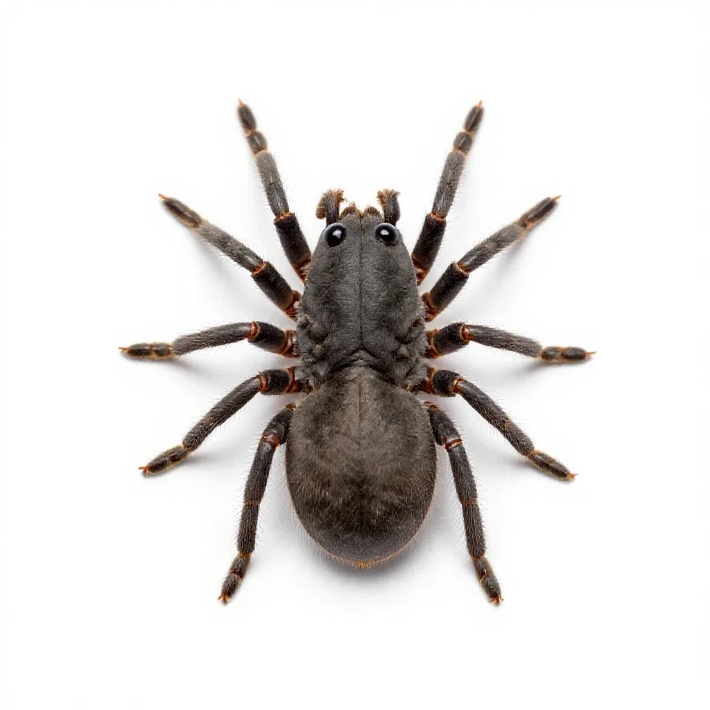Itch mite isolated on a white background