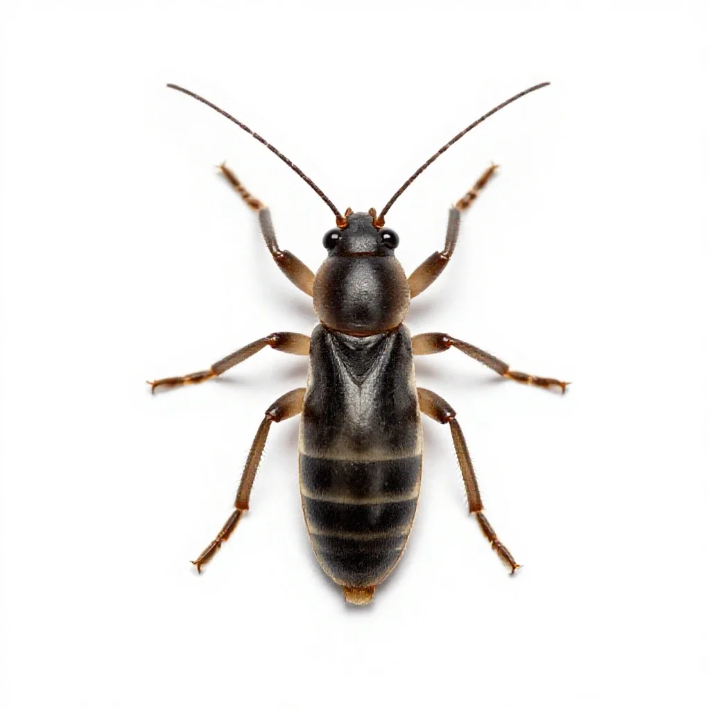 Onion thrips isolated on a white background