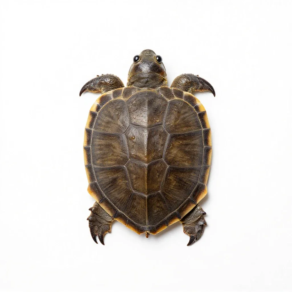 Carapace isolated on a white background