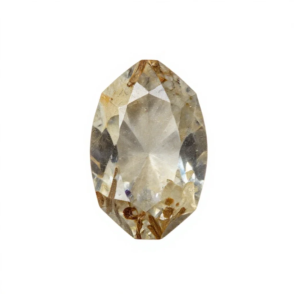 Gem isolated on a white background