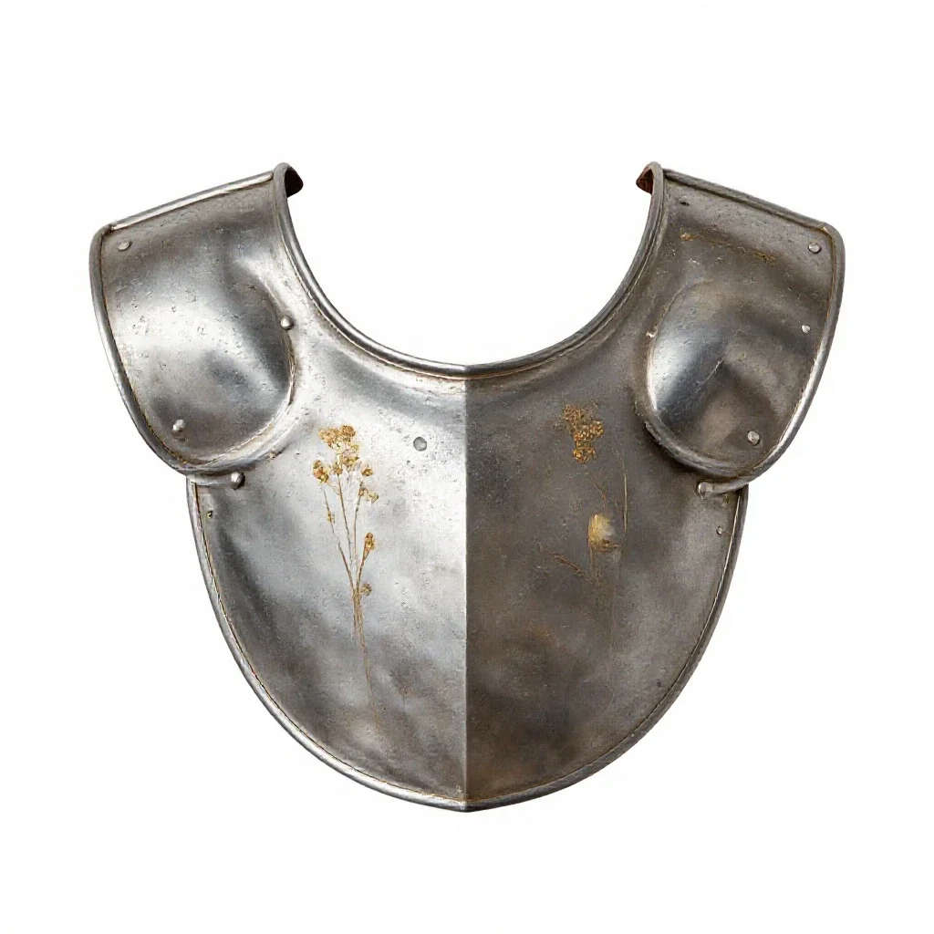 Gorget isolated on a white background