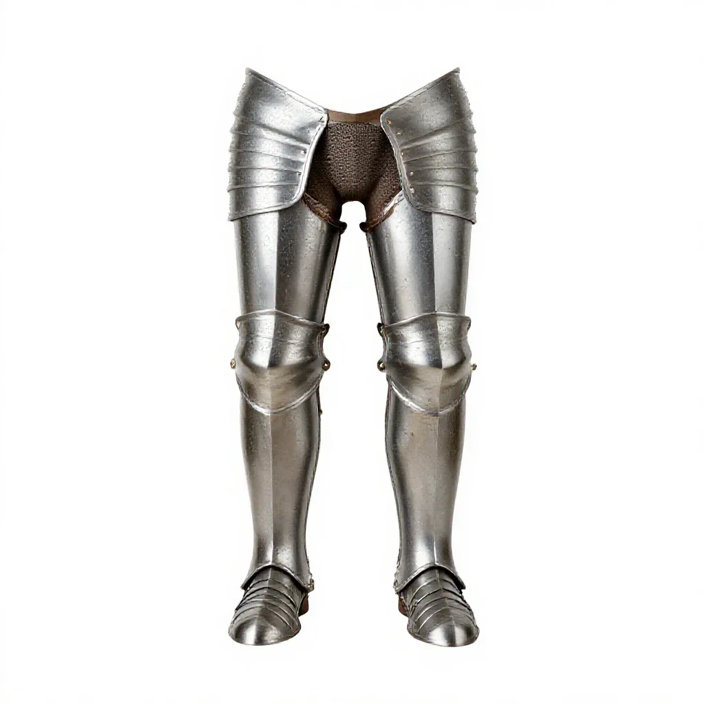 Greave isolated on a white background