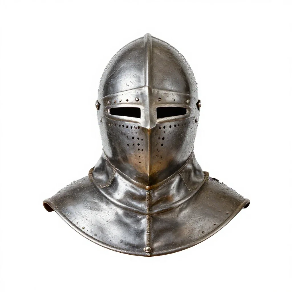 Heaume isolated on a white background
