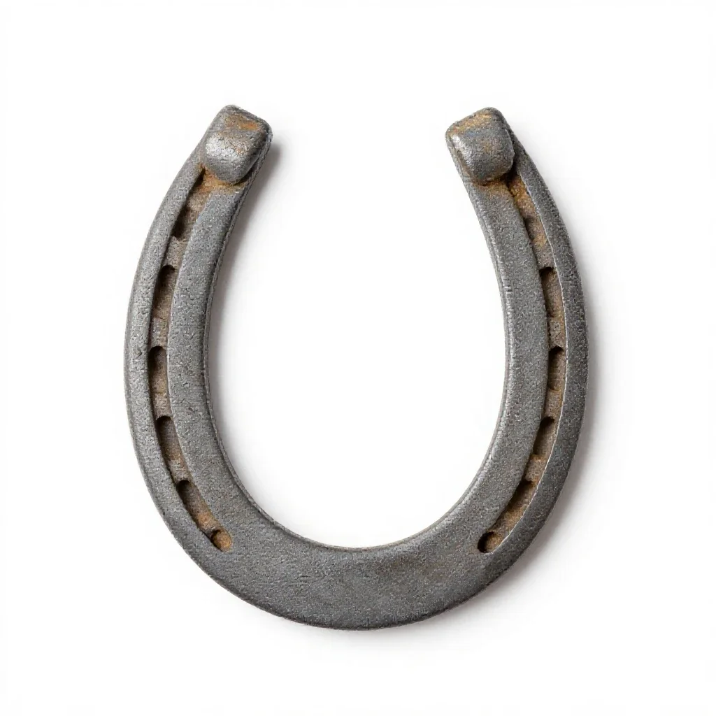 Horseshoe isolated on a white background