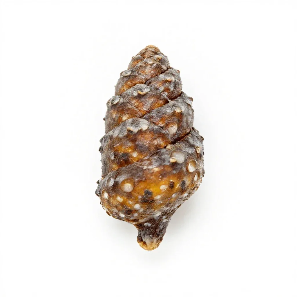 Phragmocone isolated on a white background