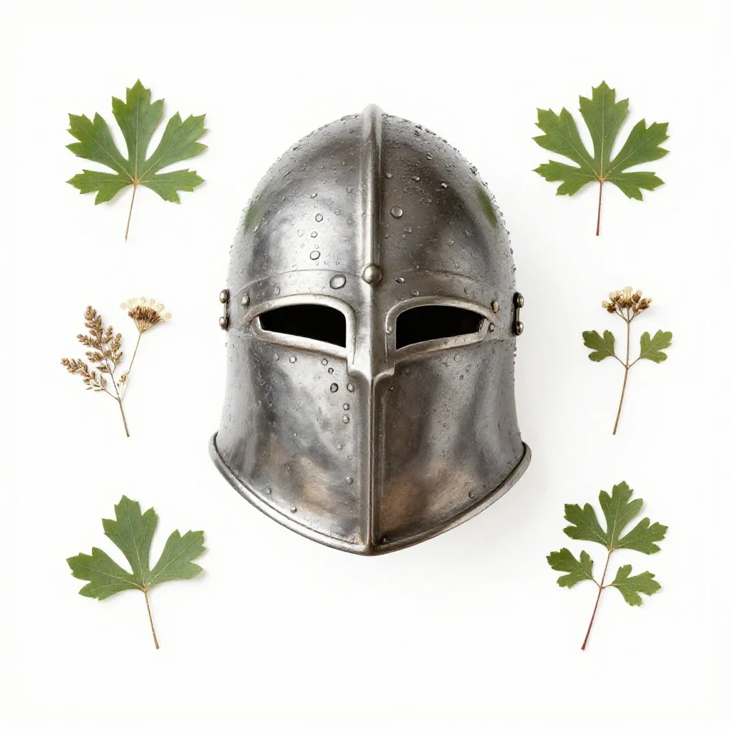 Sallet isolated on a white background