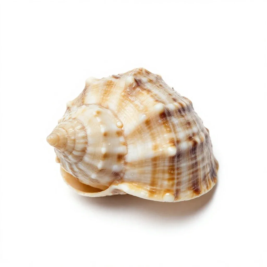Seashell isolated on a white background