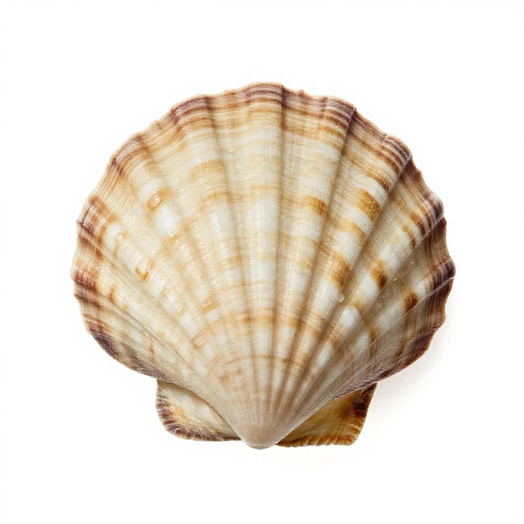 Shell plating isolated on a white background