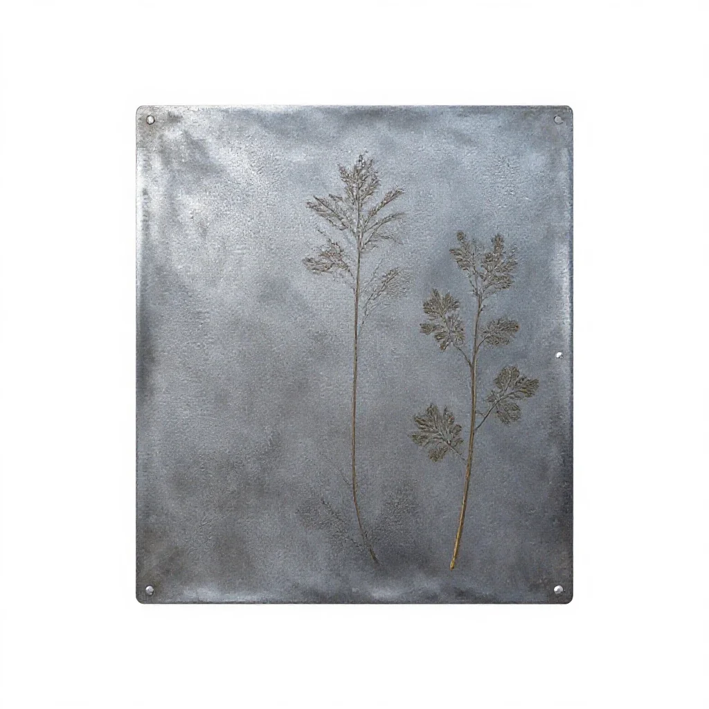 Armor plate isolated on a white background